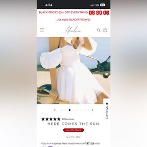 Adeirlina here comes the sun white bridal dress never worn with tags